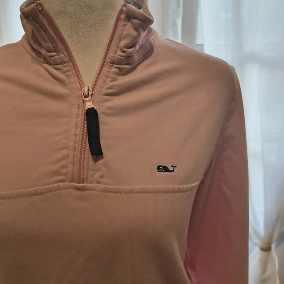Vineyard Vines Pink and Navy Patterned Pullover - Picture 2 of 9